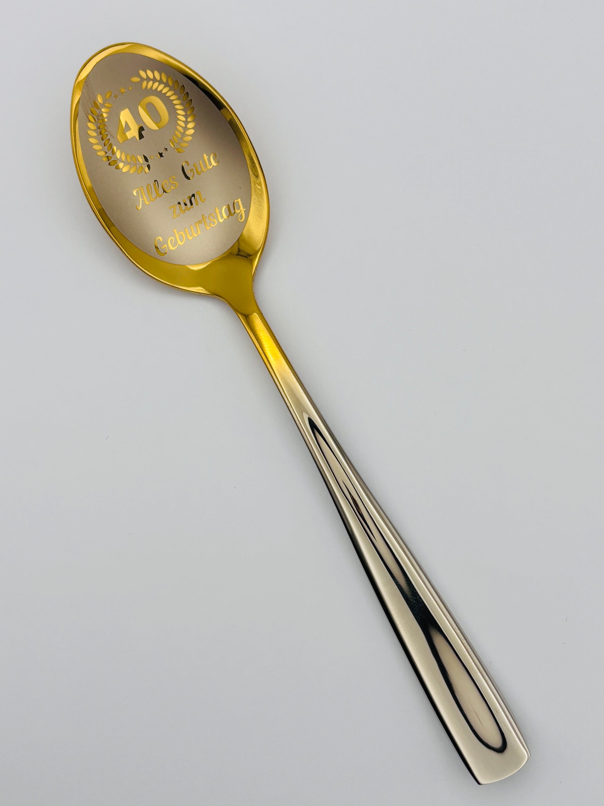 Löffel "40 Alles Gute zum Geburtstag"