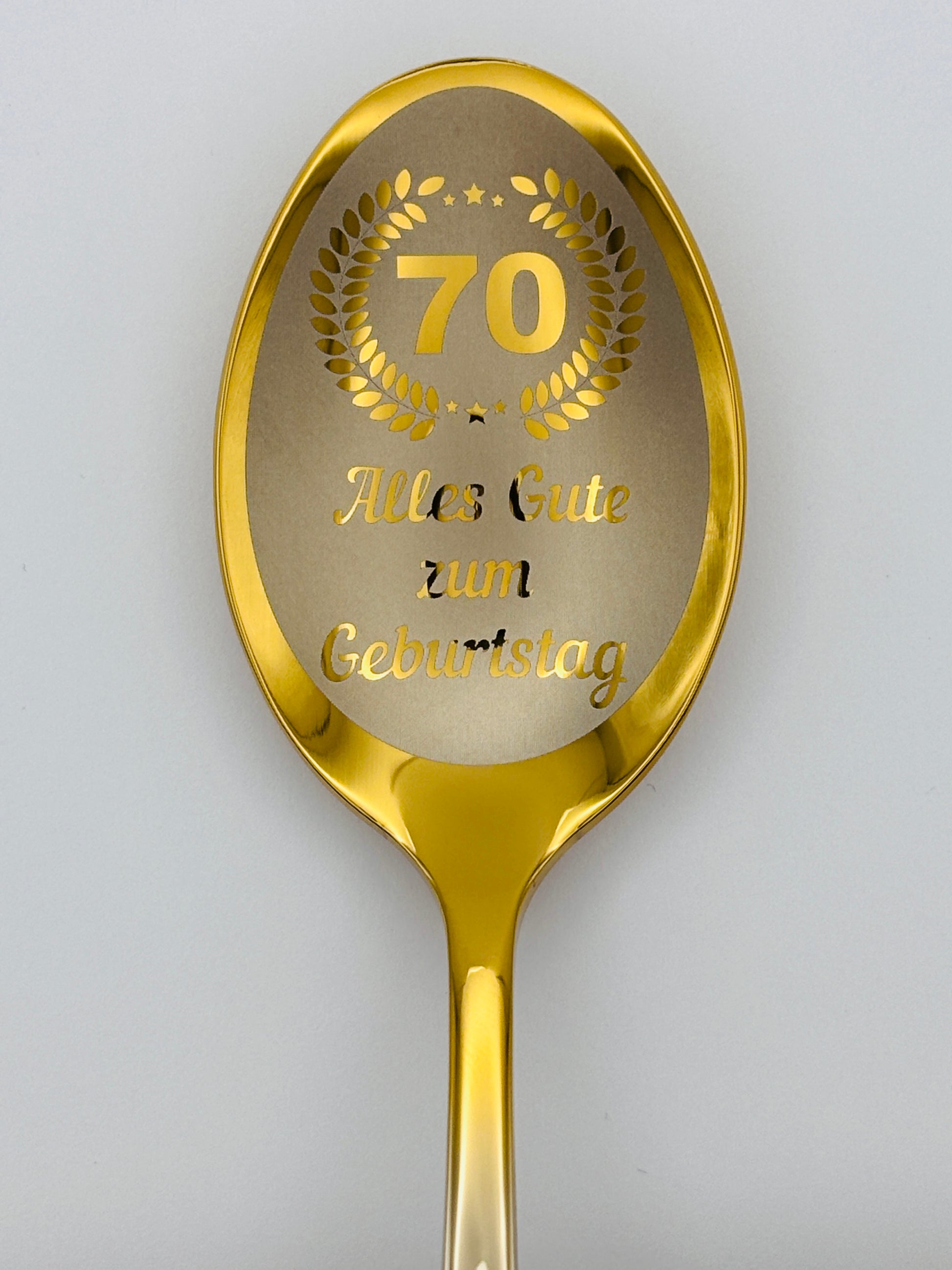 Löffel "70 Alles Gute zum Geburtstag"