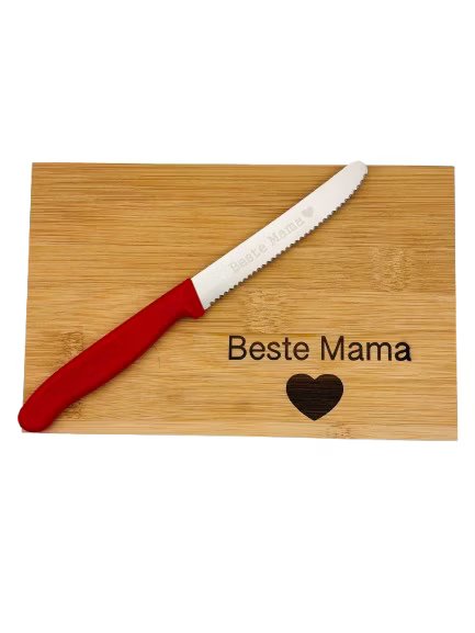 Frühstückbrettchen& Messer