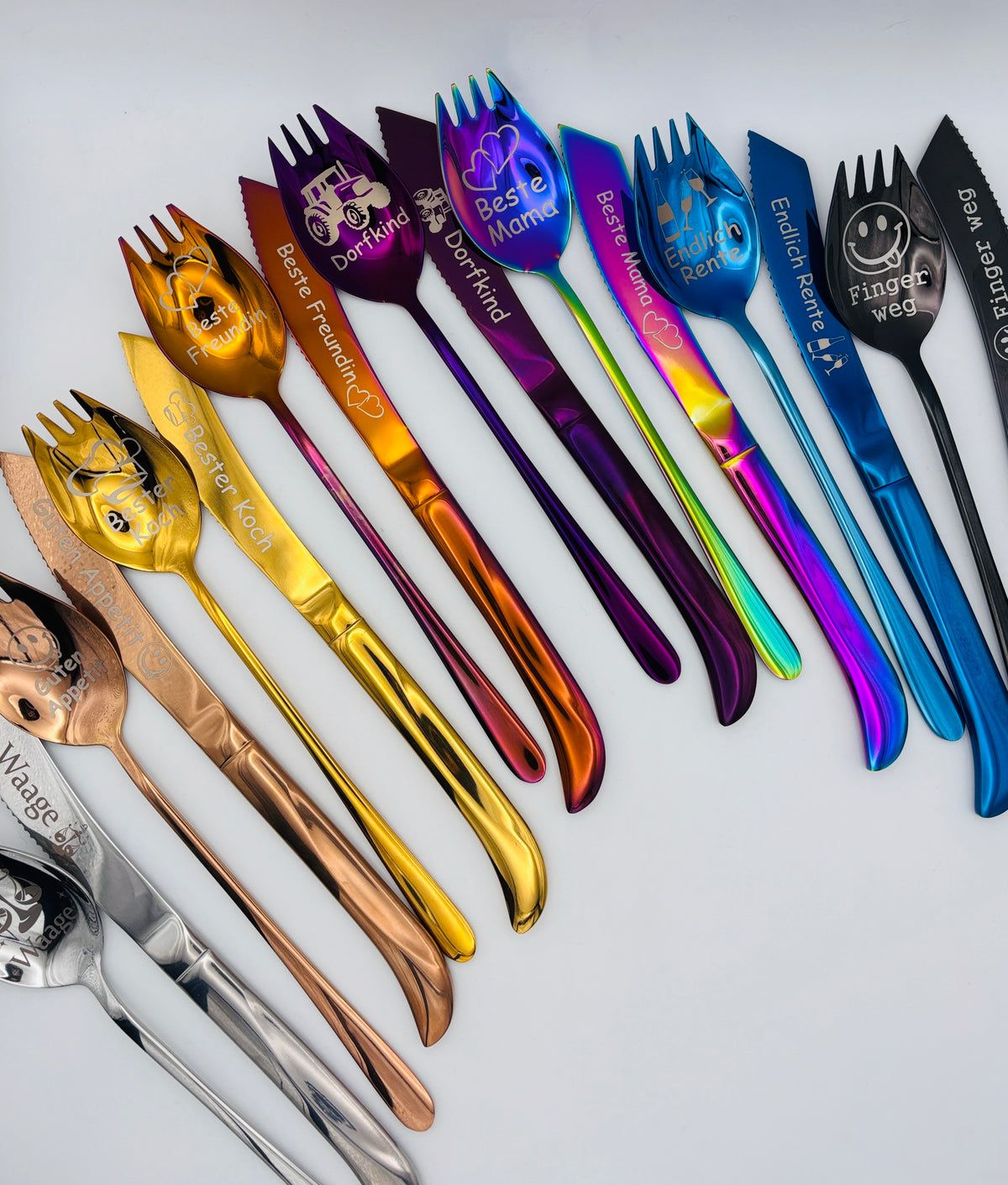 Göffel und Messer Set individuell gestaltbar