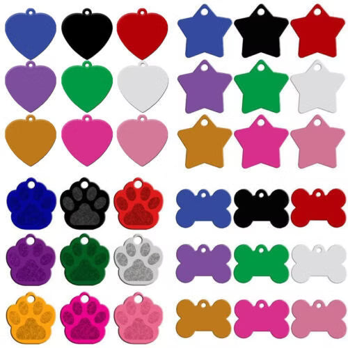 Hunde/Katzenanhänger bunt