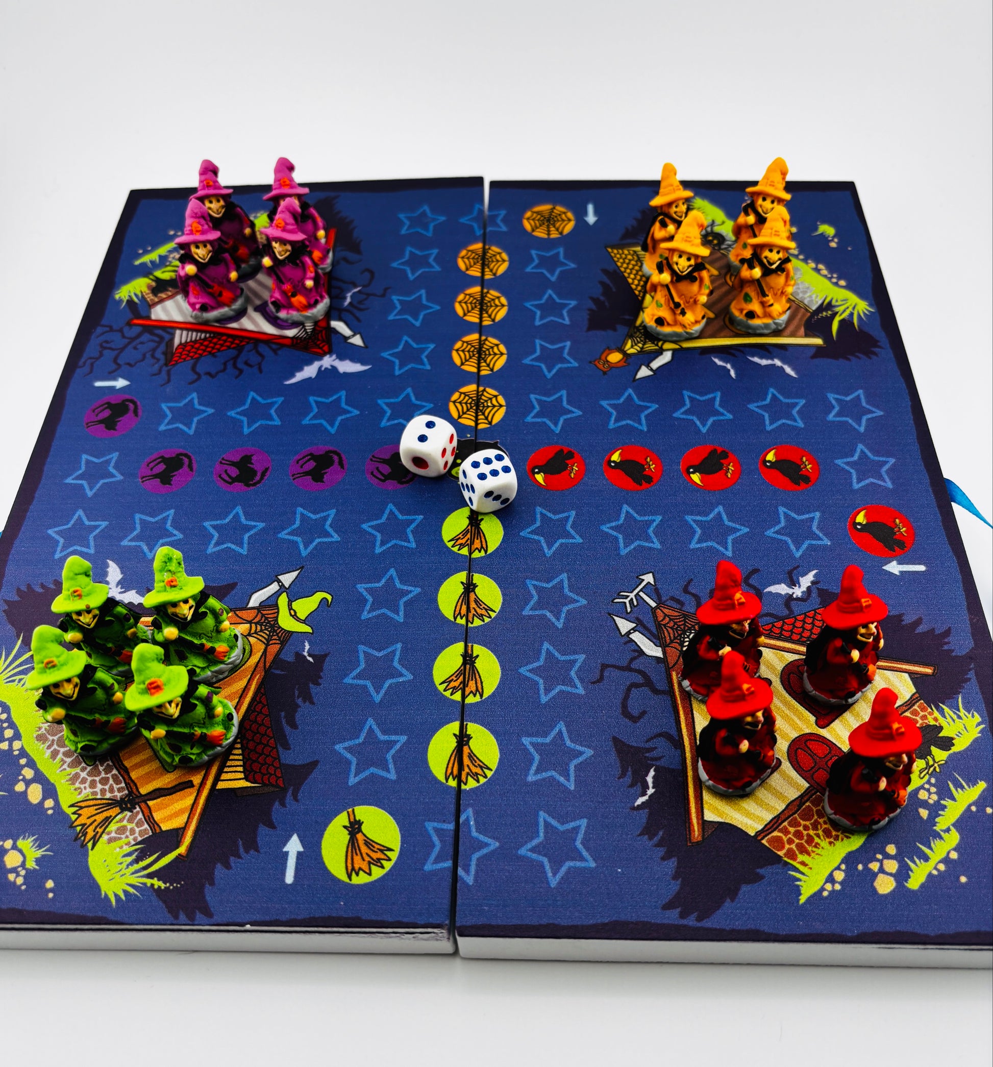 Hexen-Würfelspiel – „Hexe, ärgere dich nicht!“