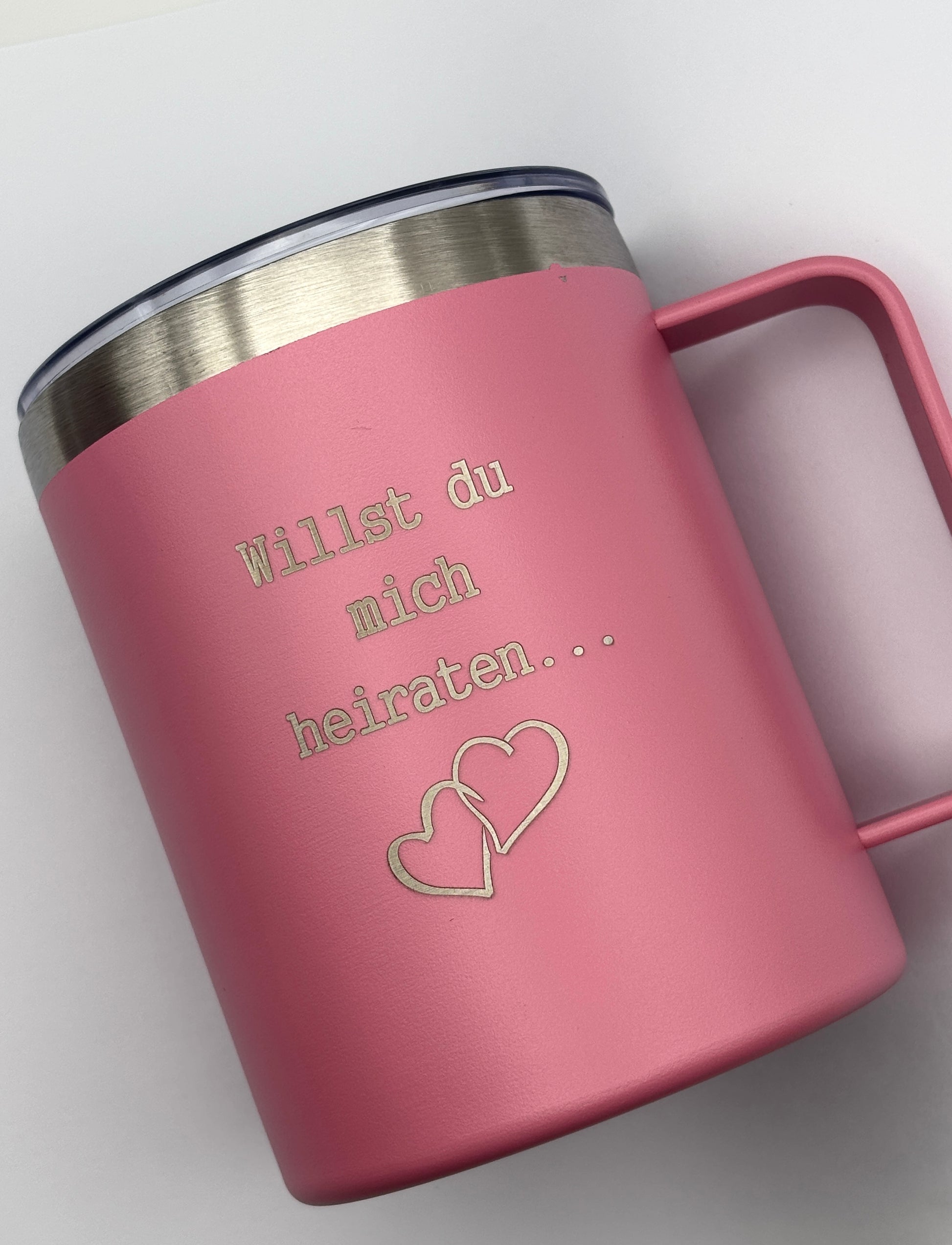 Thermobecher mit Gravur