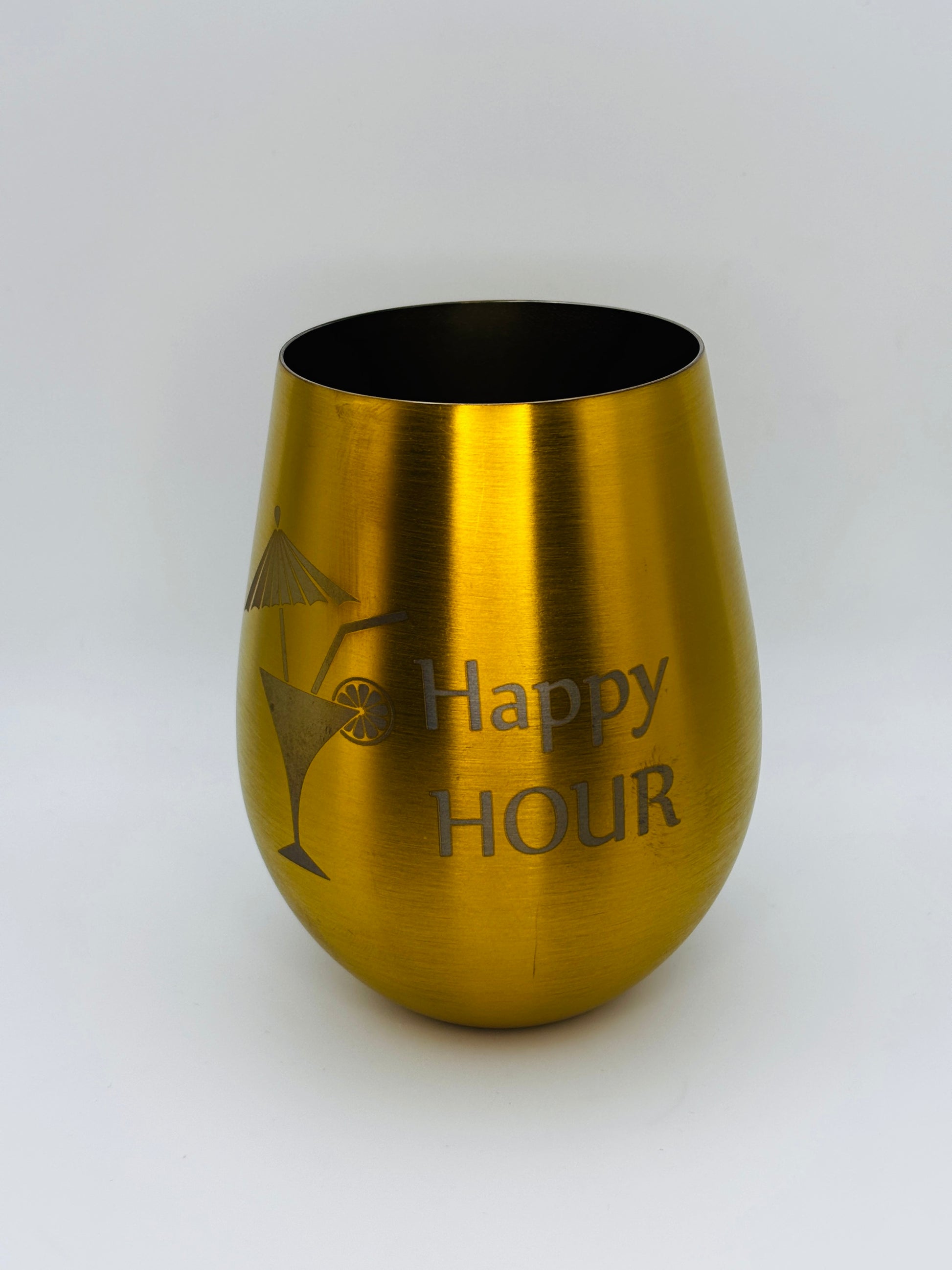 Cocktailglas aus Edelstahl