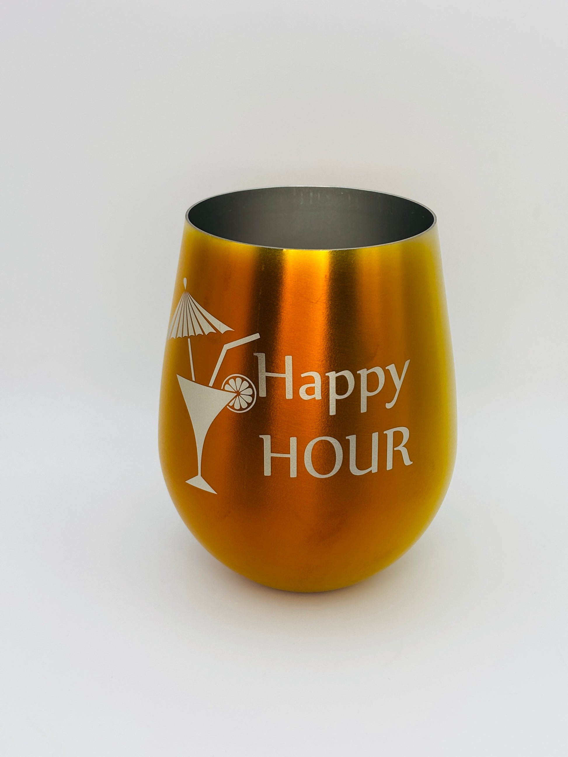 Cocktailglas aus Edelstahl