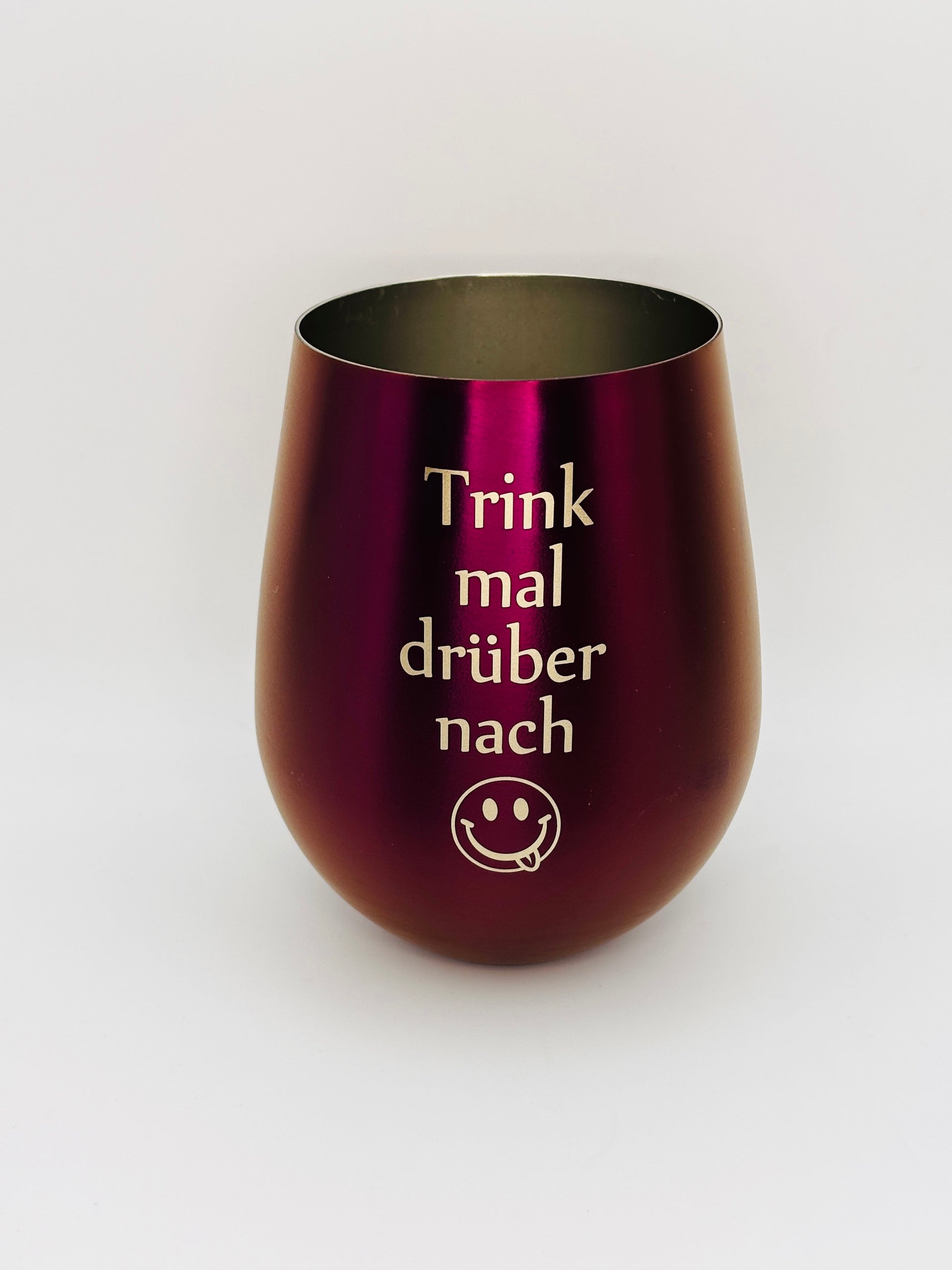 Cocktailglas aus Edelstahl