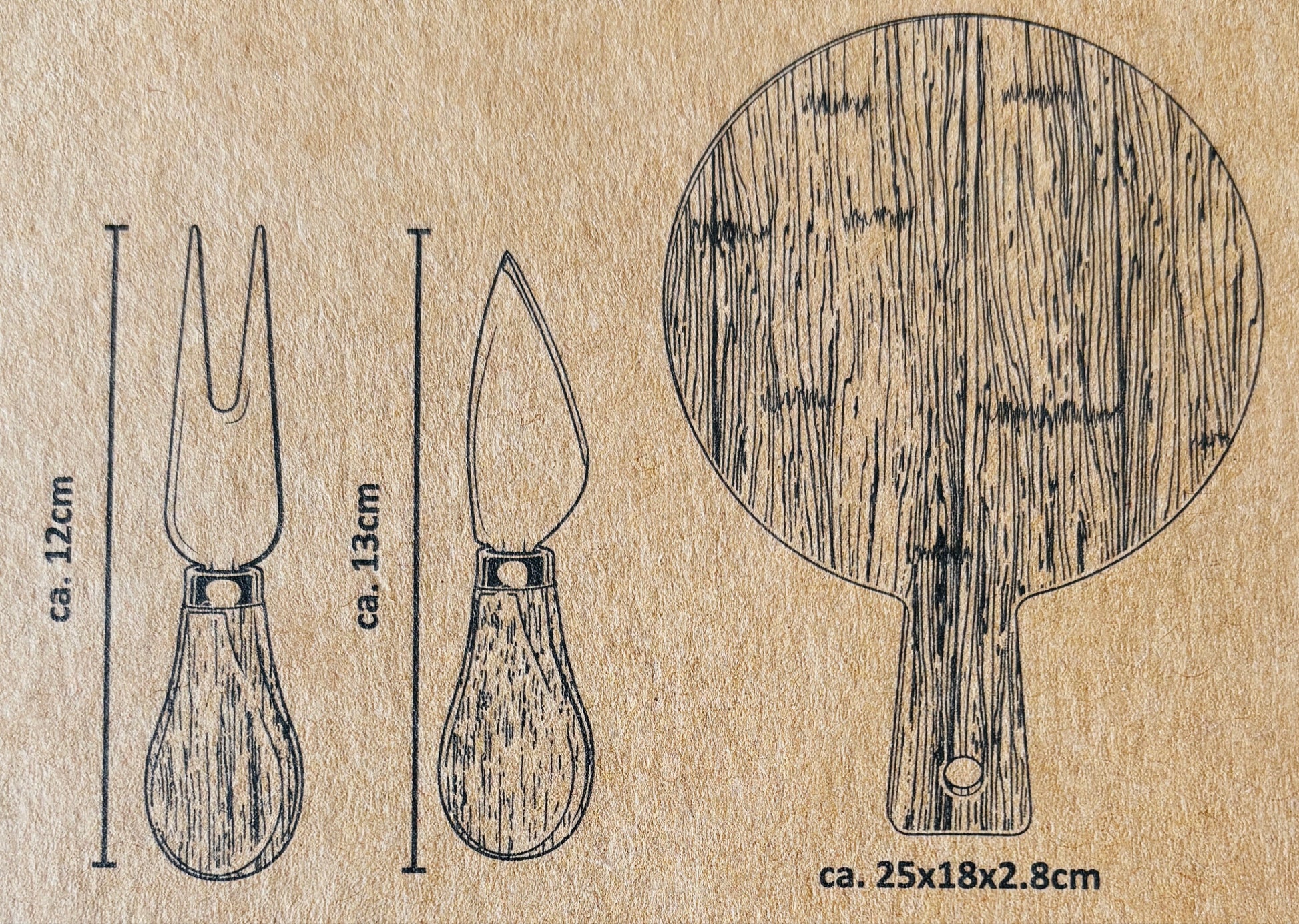 Käseplattenset