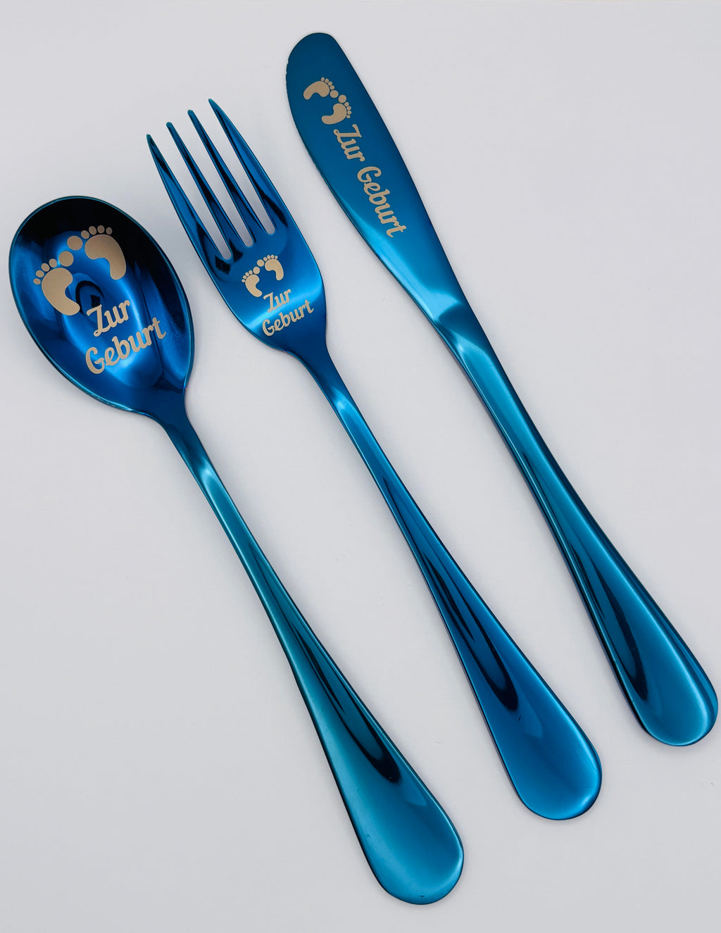 Kinderbesteck Set 3-teilig individuell gestaltbar