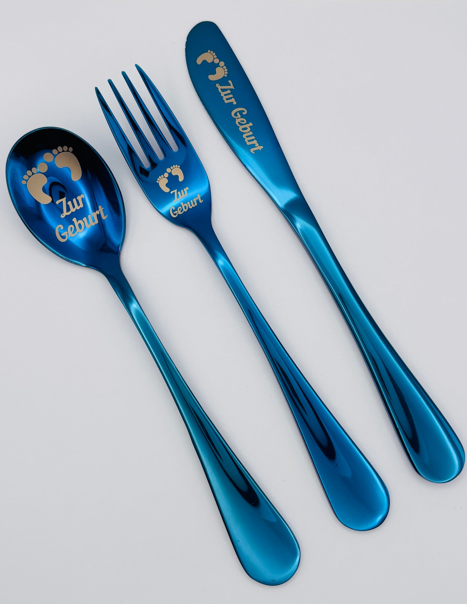 Kinderbesteck Set 3-teilig individuell gestaltbar