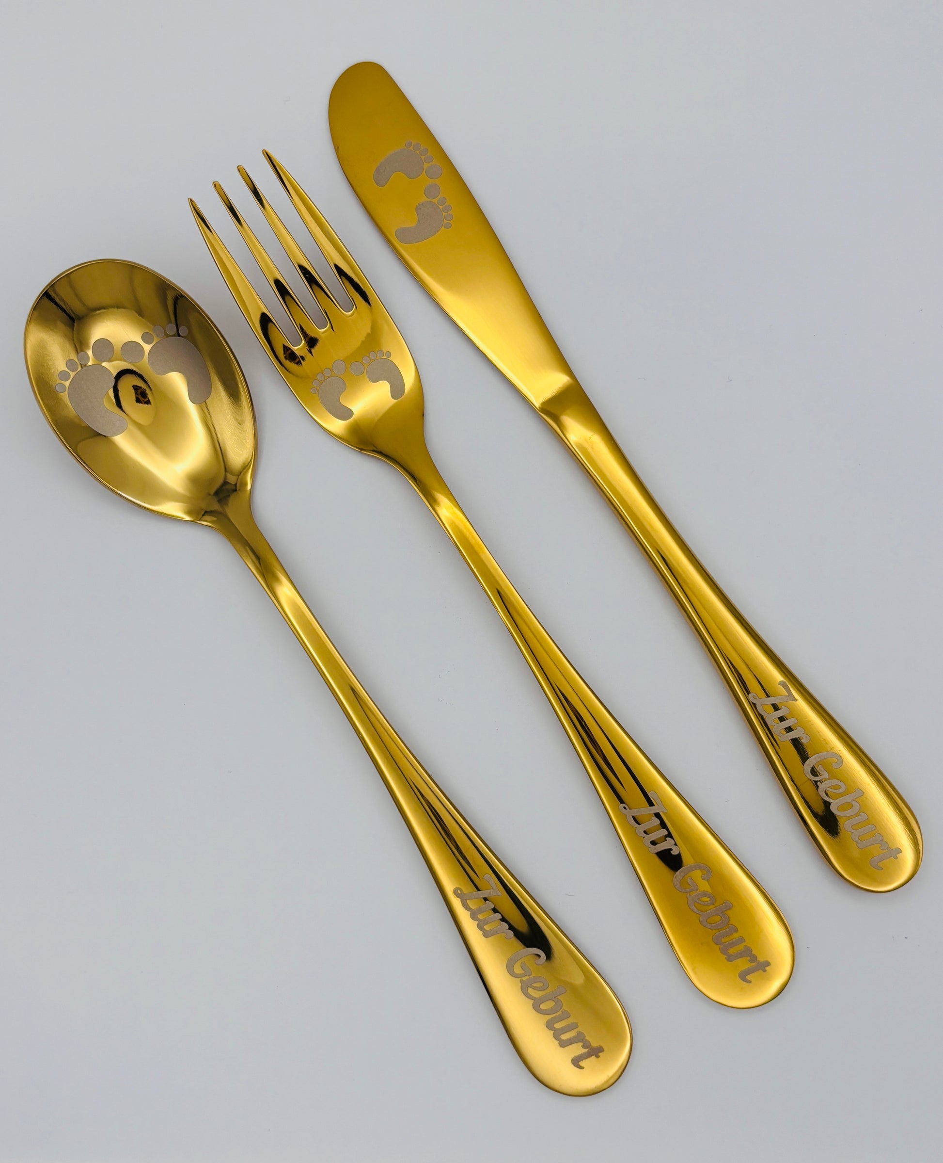 Kinderbesteck Set 3-teilig individuell gestaltbar