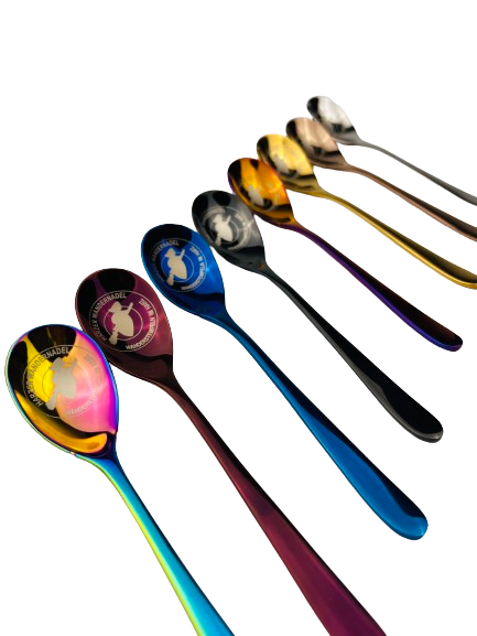 Harzer Wandernadel Teelöffel bunt