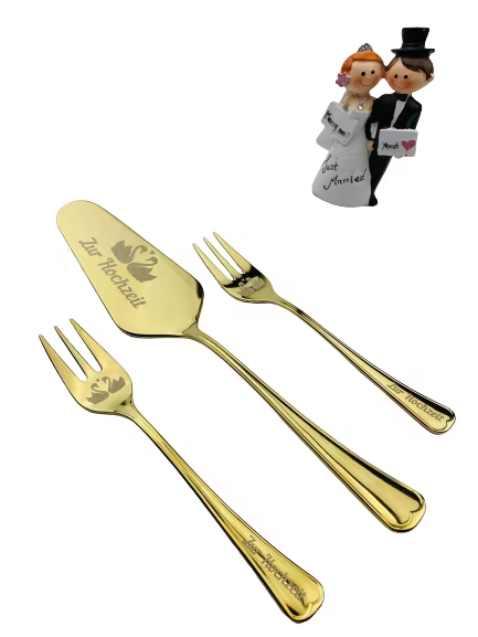 Tortenheber/2Kuchengabeln Set