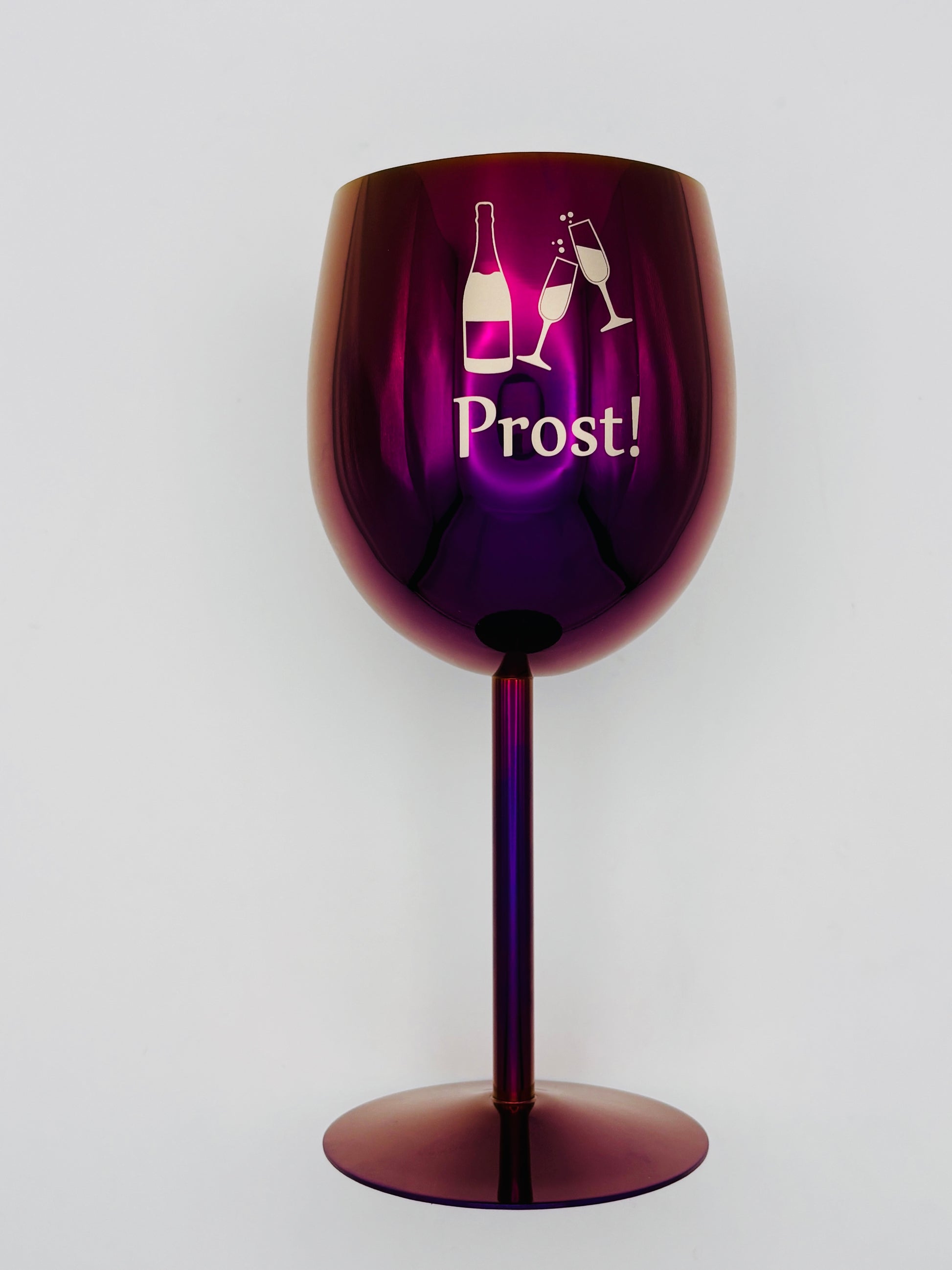 Weinglas aus Edelstahl