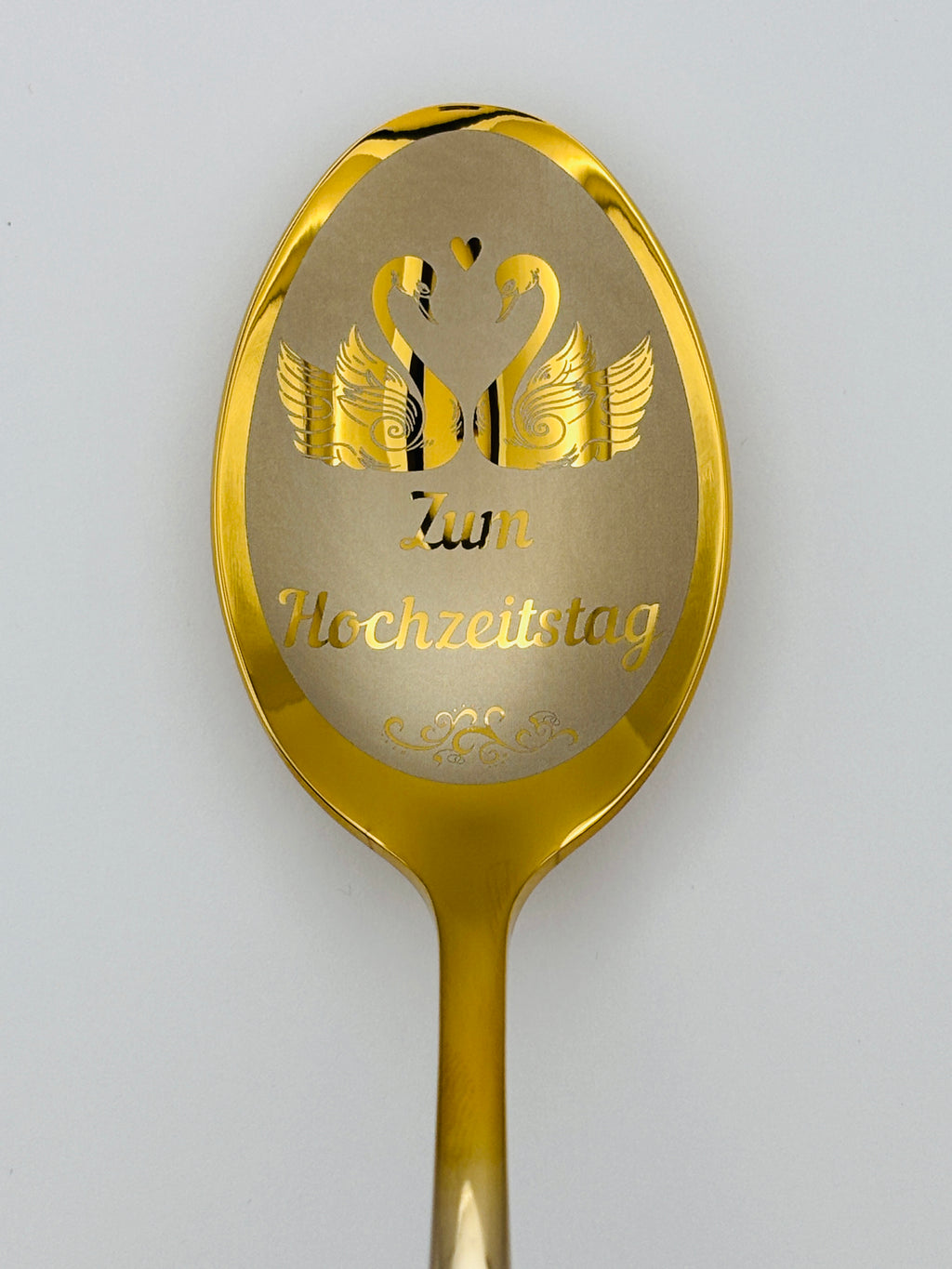 Löffel "Zum Hochzeitstag" Schwäne