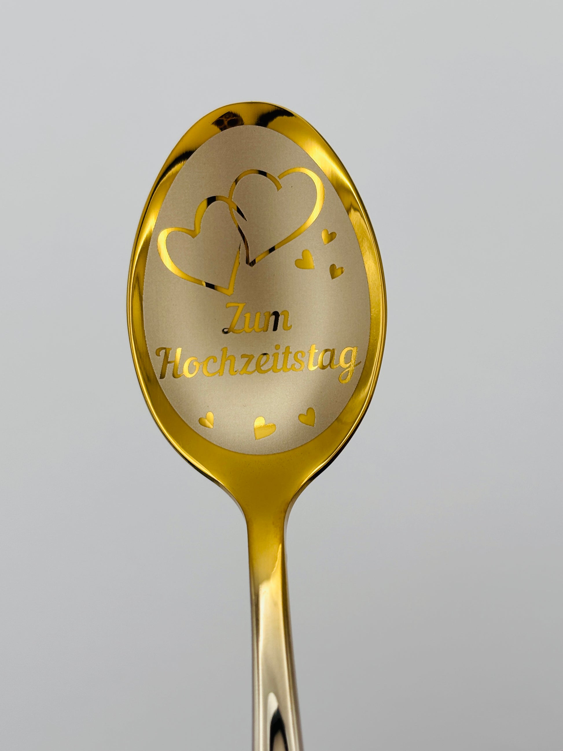 Löffel "Zum Hochzeitstag" Herzen