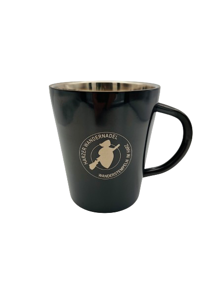 Harzer Wandernadel Becher aus Edelstahl