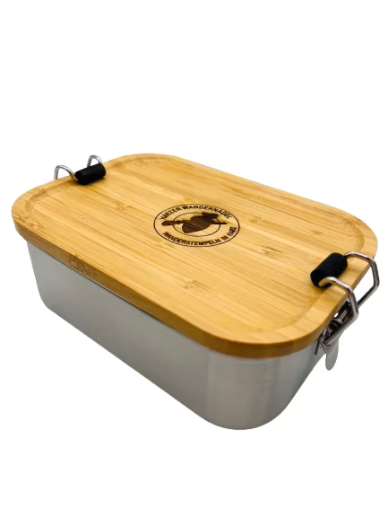 Harzer Wandernadel Lunchbox mit Bambusdeckel