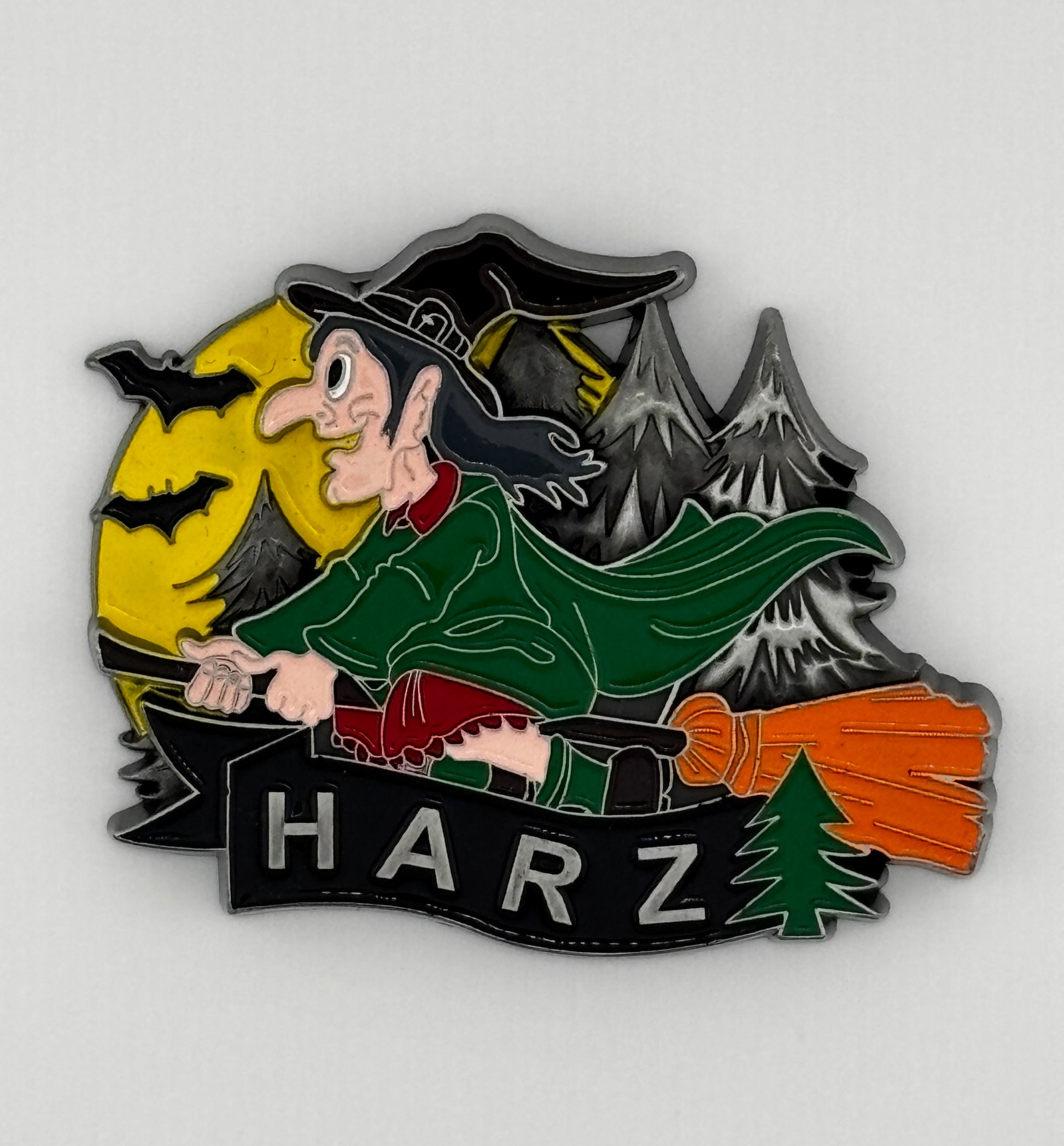 Magnet "Hexe über dem Harz"