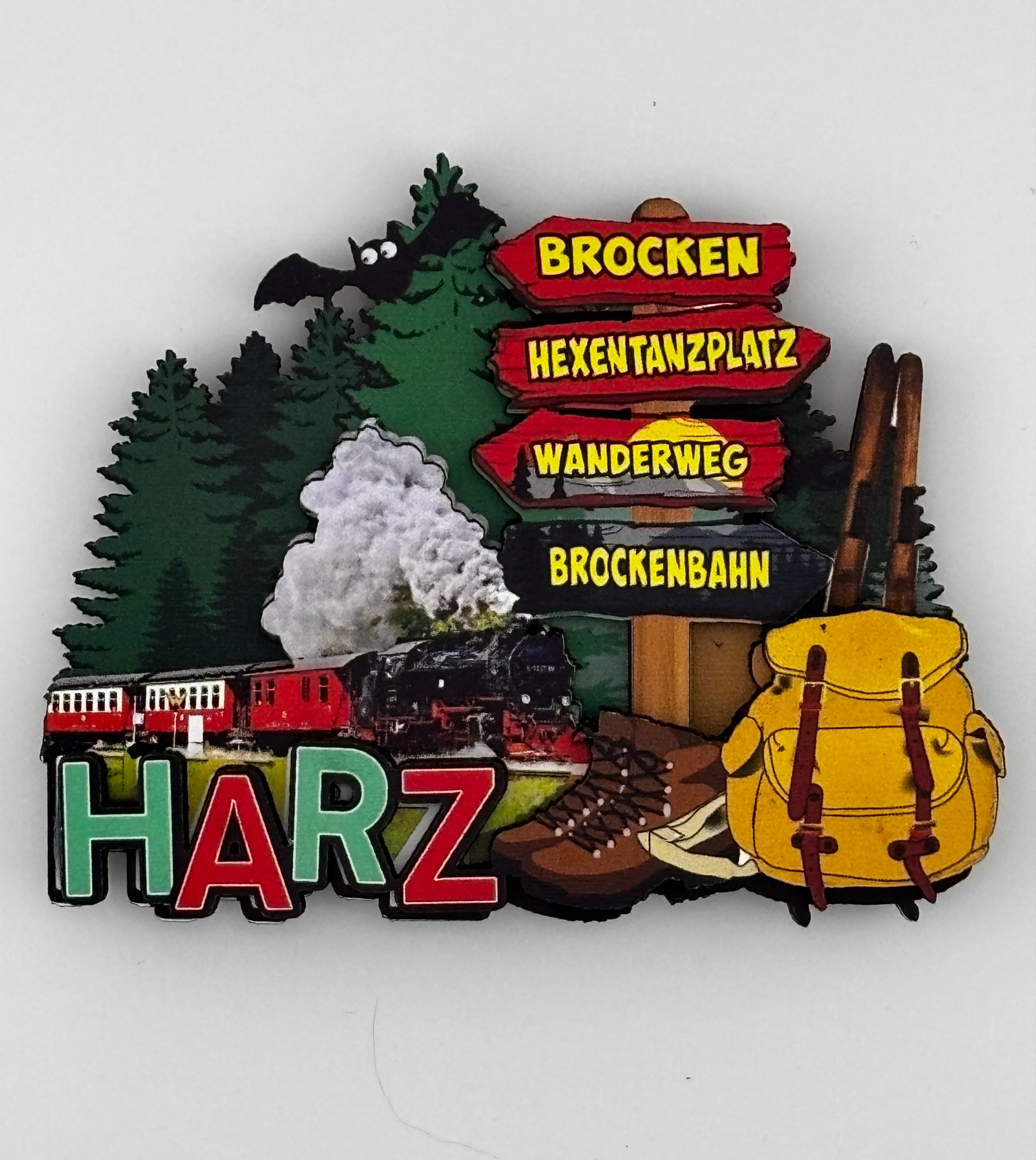 Magnet "Harz-Wanderschuhe"