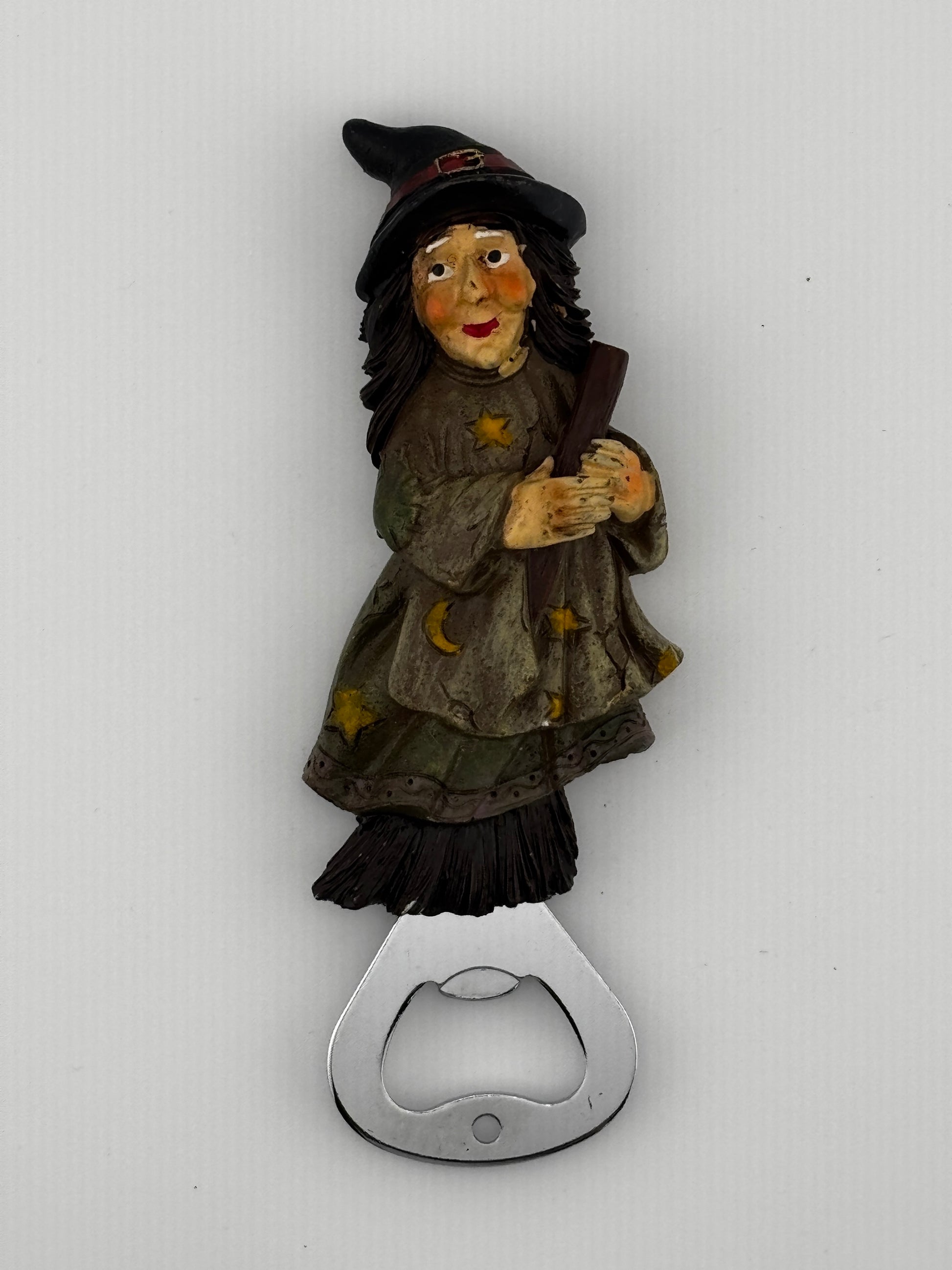 Flaschenöffner-Magnet "Hexe" Harz Souvenir